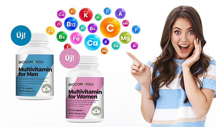 Rakd magad tltre: Multivitamin for Women s for Men tablettk – komplex ersts kln hlgyeknek s uraknak!