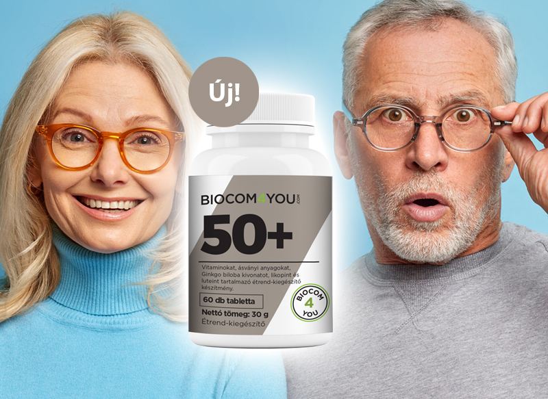 Senior 50+ tabletta – vitalits az let msodik felben, multivitaminnal