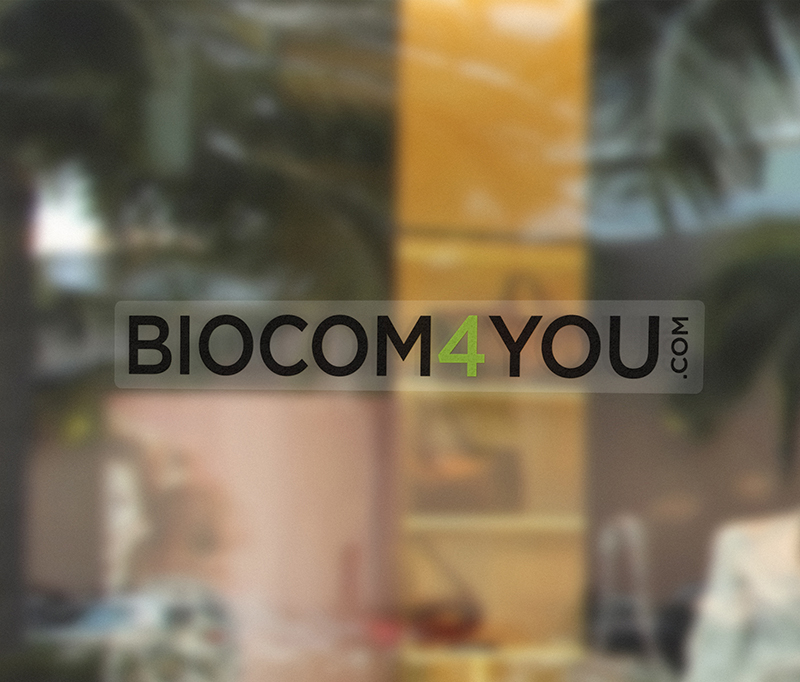 Biocom4you Matrica Fekete 350x48 mm