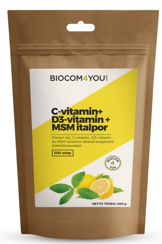 C-Vitamin+D3-Vitamin+MSM Italpor Utántöltő