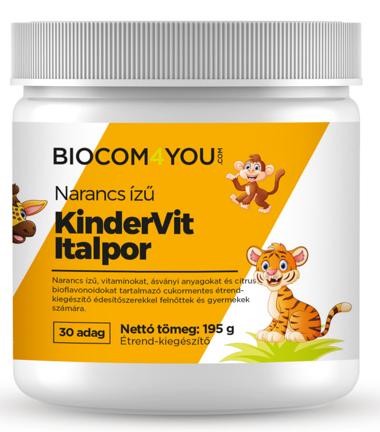 KinderVit Italpor Narancs ízű 