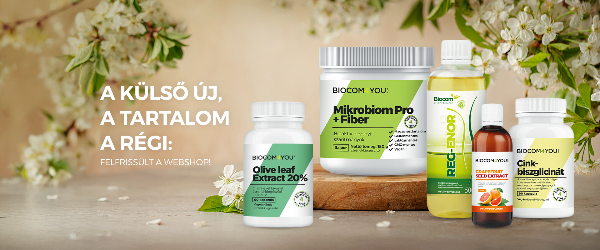 Üdvözlünk a Biocom világában! For a better quality of life