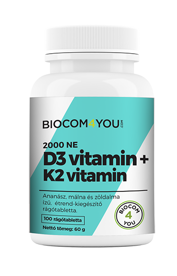 Vitamin D3 2000 IU-K2 100 tabs