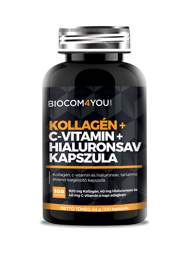 Kollagn+Hialuron+C-vitamin kapszula