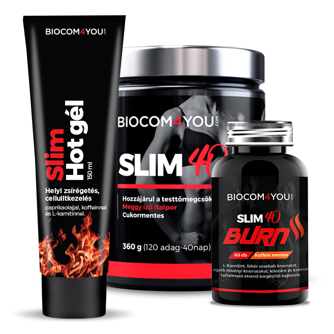 Slim 40 s Burn+Hot gl csomag meggy
