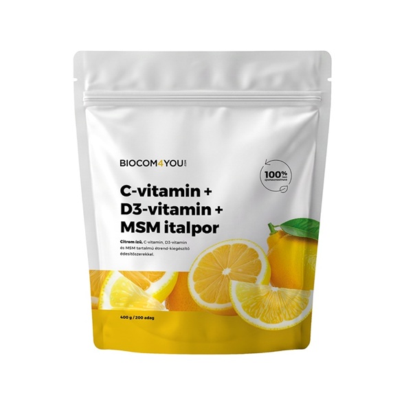 C-Vitamin+D3-Vitamin+MSM Italpor Utántöltő